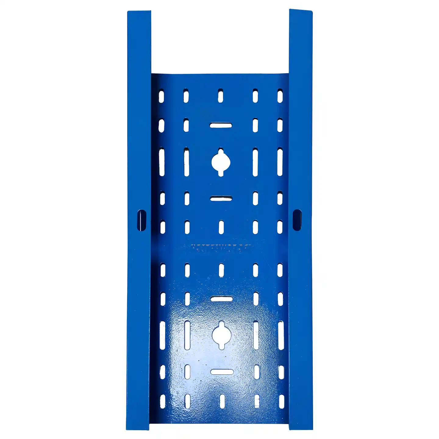 High-resolution laser-cut cable tray for precision cable management in specialized installations.